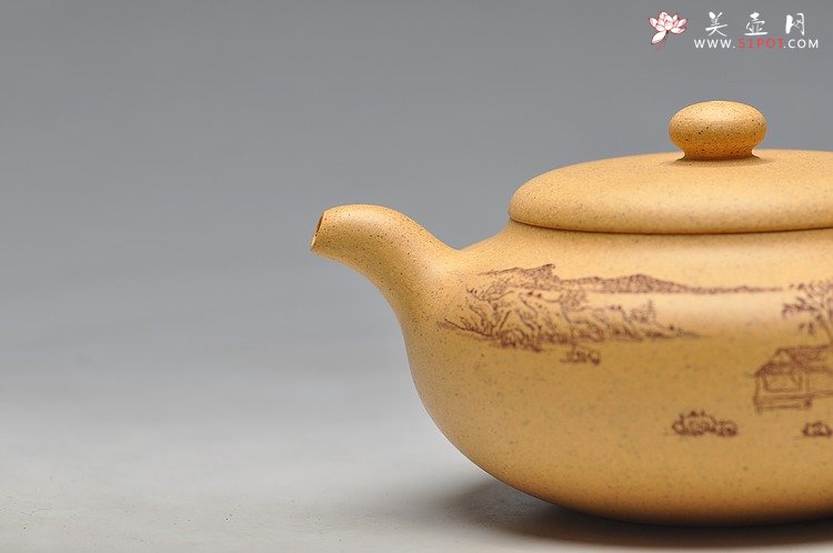 紫砂壶图片：淡雅得趣 实用佳品 鼓韵 - 宜兴紫砂壶网