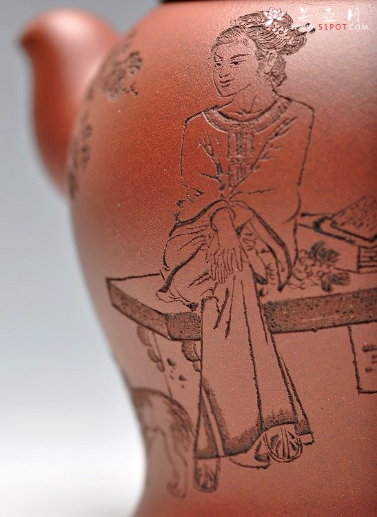 紫砂壶图片：亭亭玉立 娇俏灵动 谭华斌新作  忆江南 - 宜兴紫砂壶网