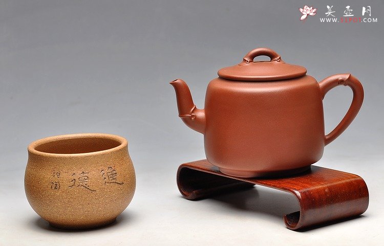 紫砂壶图片：不可一日无此君  禅意缸杯 - 宜兴紫砂壶网