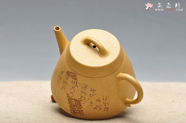 紫砂壶图片：文人气韵 全手秤砣 - 宜兴紫砂壶网