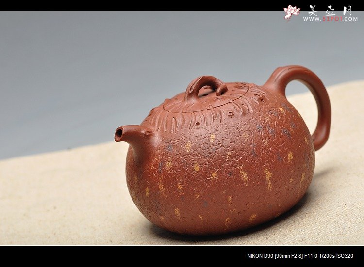 紫砂壶图片：蔡岩峰壬辰年最新原创力作 全手桩语  - 宜兴紫砂壶网