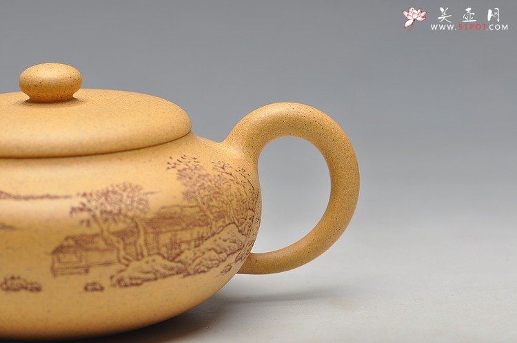 紫砂壶图片：淡雅得趣 实用佳品 鼓韵 - 宜兴紫砂壶网