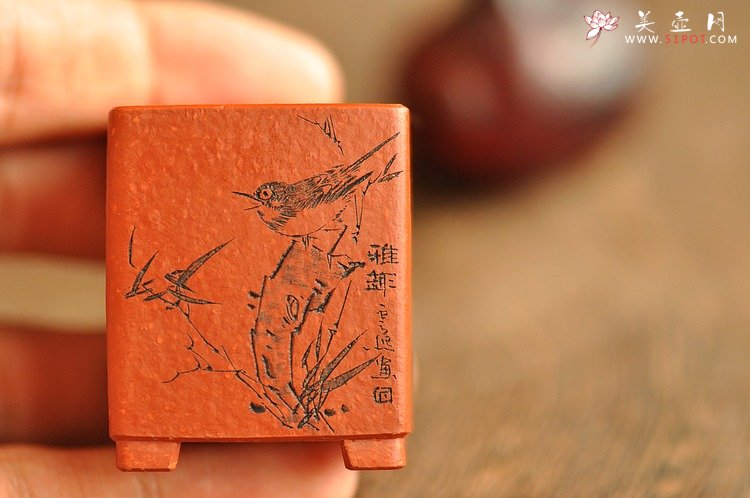 紫砂壶图片：朱泥 微型花盆 雅玩精品 藏品 只供欣赏 - 宜兴紫砂壶网