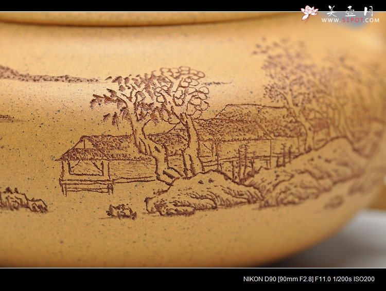 紫砂壶图片：淡雅得趣 实用佳品 鼓韵 - 宜兴紫砂壶网