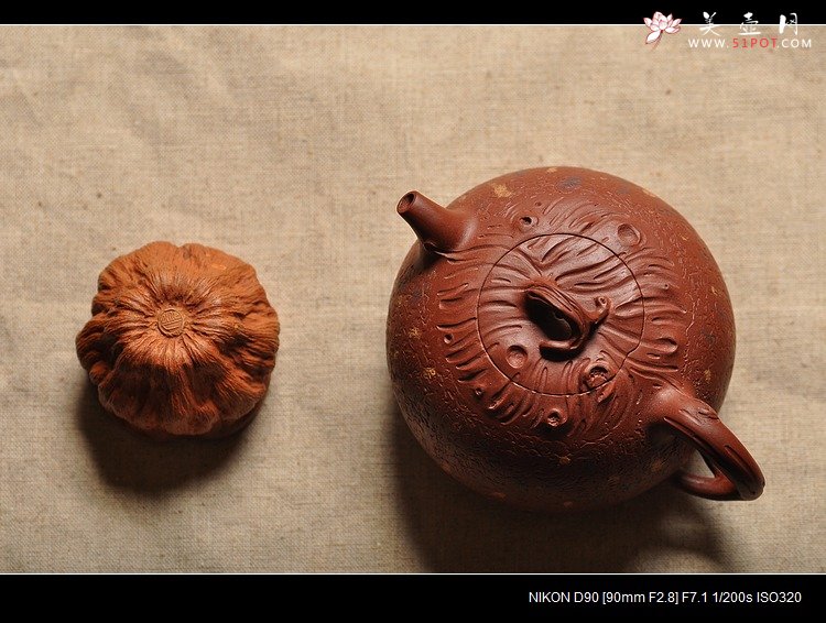 紫砂壶图片：蔡岩峰壬辰年最新原创力作 全手桩语  - 宜兴紫砂壶网