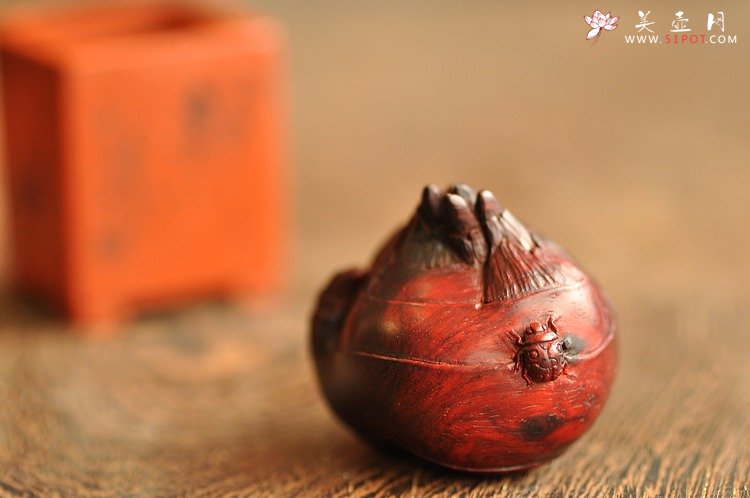 紫砂壶图片：朱泥 微型花盆 雅玩精品 藏品 只供欣赏 - 宜兴紫砂壶网