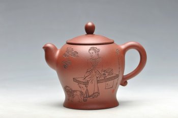 紫砂壶图片：亭亭玉立 娇俏灵动 谭华斌新作  忆江南 - 宜兴紫砂壶网