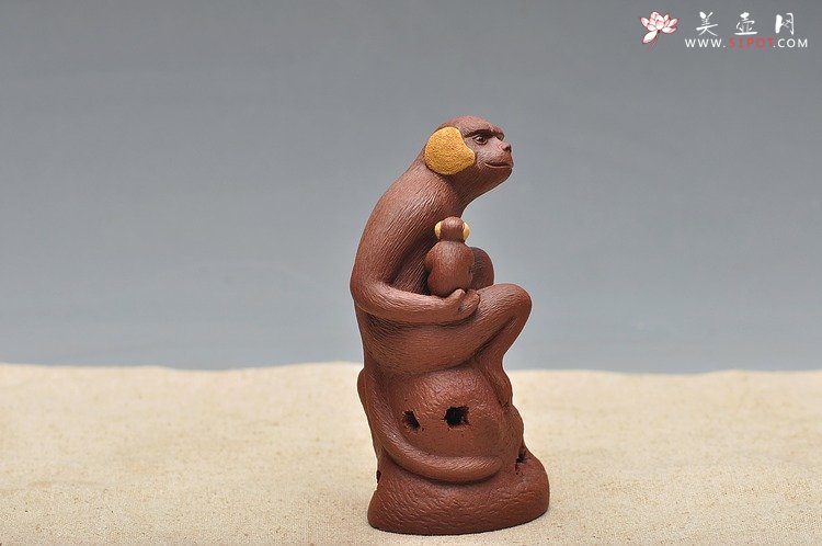 紫砂壶图片：母子情深 精品茶宠 - 宜兴紫砂壶网