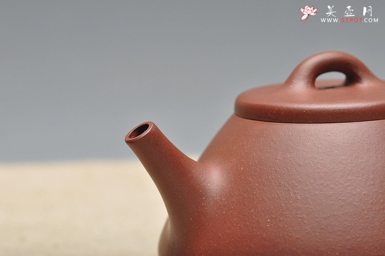 紫砂壶图片：石瓢主义 舒展文气 优质底槽青 全手子冶石瓢 - 宜兴紫砂壶网