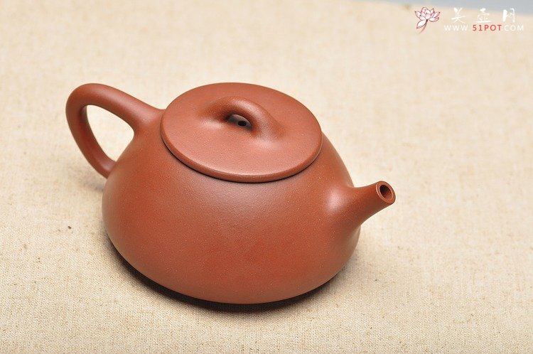 紫砂壶图片：质朴简单 素雅典范 平盖石瓢 - 宜兴紫砂壶网