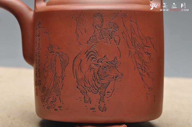 紫砂壶图片：耐品 神骏逸品 全手工洋桶 - 宜兴紫砂壶网