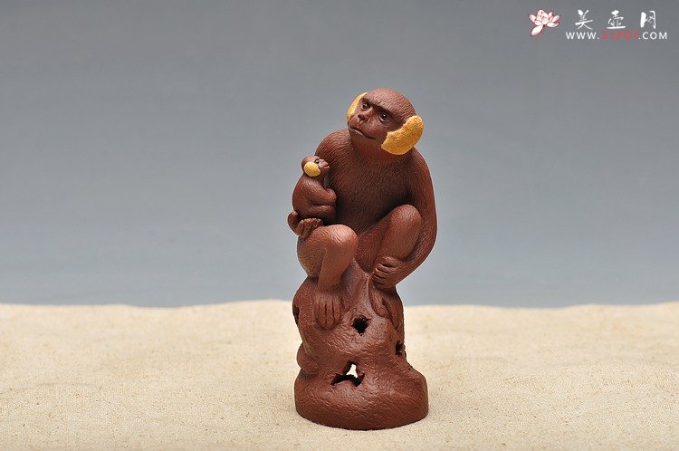 紫砂壶图片：母子情深 精品茶宠 - 宜兴紫砂壶网