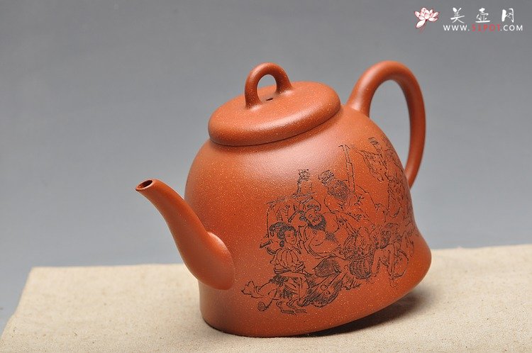 紫砂壶图片：气韵长啸  全手大神钟 逸品得趣 饮中八仙 - 宜兴紫砂壶网