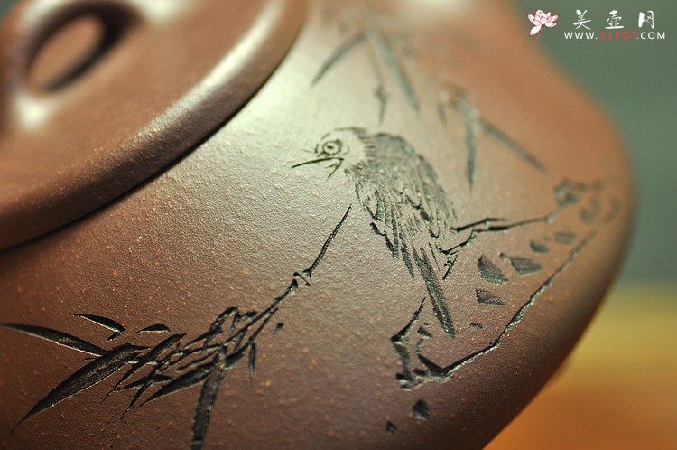 紫砂壶图片： 清隽挺拔  子冶石瓢 骨肉均挺 弱水三千只取一瓢 - 宜兴紫砂壶网