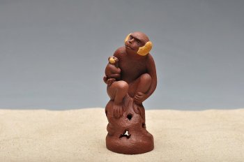 紫砂壶图片：母子情深 精品茶宠 - 宜兴紫砂壶网