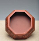 紫砂壶图片：山水怡情 全手工八方小水洗 - 宜兴紫砂壶网