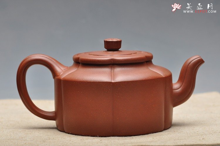 紫砂壶图片：经典筋囊器 何卫枫新作  精品梅花周盘 - 宜兴紫砂壶网