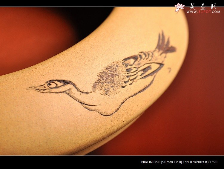 紫砂壶图片：文房雅玩 清雅老味 笔洗 - 宜兴紫砂壶网