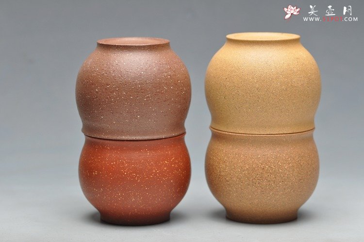 紫砂壶图片：优质朱泥调砂 芝麻段 最全 精品品茗杯 - 宜兴紫砂壶网