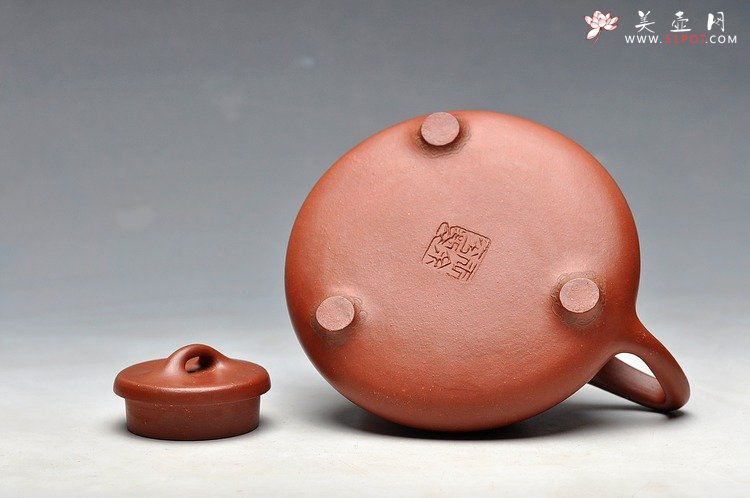 紫砂壶图片：骨肉均挺  塑龙 全手子冶石瓢 - 宜兴紫砂壶网