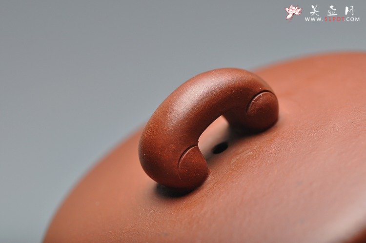 紫砂壶图片：精致典雅   全手如意平盖 - 宜兴紫砂壶网