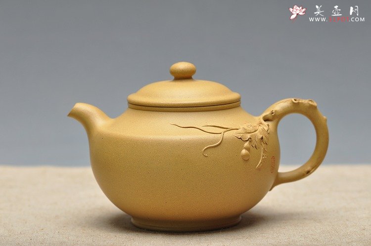 紫砂壶图片：不可一日无此君 宝葫芦 实用花货 - 宜兴紫砂壶网