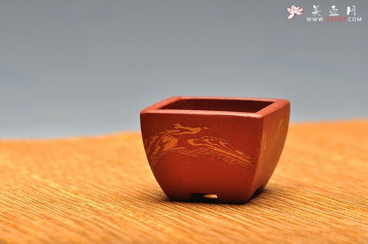 紫砂壶图片：团购  全手胶泥微型花盆 漂亮好玩 - 宜兴紫砂壶网