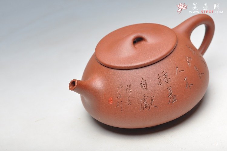 紫砂壶图片：张听刚装饰 精品全手满瓢 饱满大气 优质底料 - 宜兴紫砂壶网