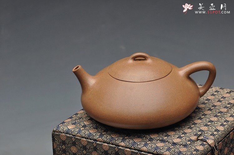 紫砂壶图片：清逸之作 经典传统 全手东坡瓢 - 宜兴紫砂壶网