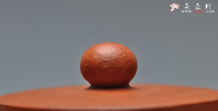 紫砂壶图片：珠圆玉润 饱满可人全手降坡之平盖莲子 - 宜兴紫砂壶网