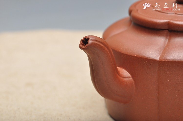 紫砂壶图片：经典筋囊器 何卫枫新作  精品梅花周盘 - 宜兴紫砂壶网