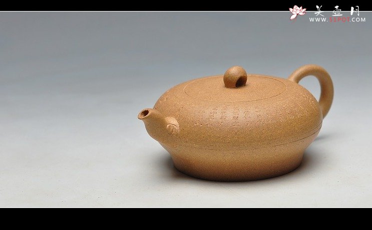 紫砂壶图片：一对小品 实用茶器 如意心经 - 宜兴紫砂壶网