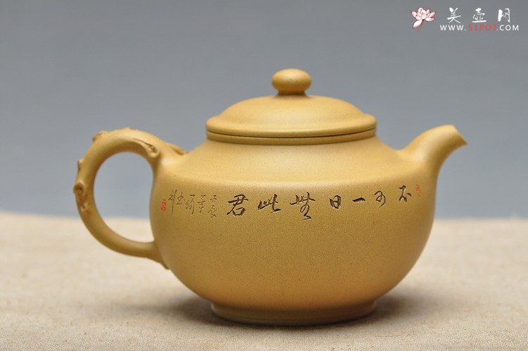 紫砂壶图片：不可一日无此君 宝葫芦 实用花货 - 宜兴紫砂壶网