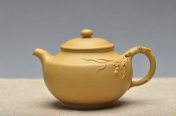 紫砂壶图片：不可一日无此君 宝葫芦 实用花货 - 宜兴紫砂壶网