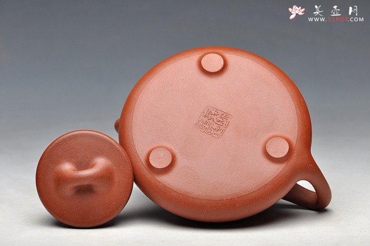 紫砂壶图片：顾瓢 国助和石通转刻梅 摹古精品子冶石瓢 - 宜兴紫砂壶网