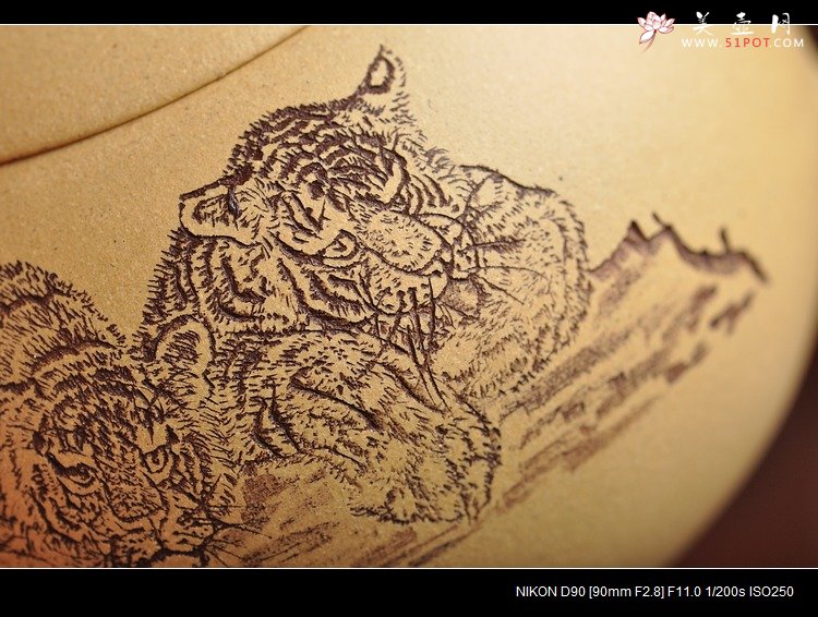 紫砂壶图片：2只老虎 乳香之西施~~ - 宜兴紫砂壶网