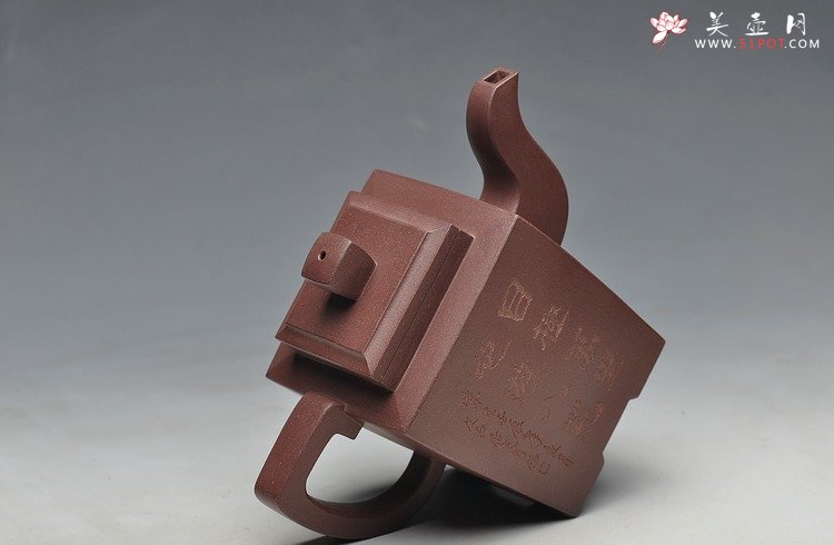 紫砂壶图片：挺拔之美 堆塑之龙韵 全手夺魁 - 宜兴紫砂壶网