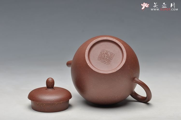 紫砂壶图片：紫玉金砂 质感漂亮 素心 杀茶利器 - 宜兴紫砂壶网