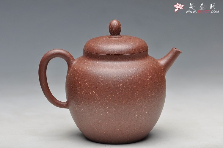紫砂壶图片：紫玉金砂 质感漂亮 素心 杀茶利器 - 宜兴紫砂壶网