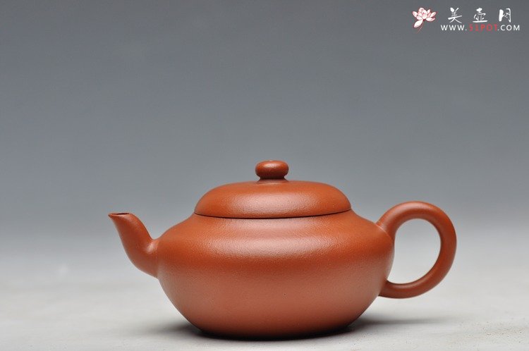 紫砂壶图片：明式小品 摹古之风 小巧别致 全手明韵 老朱泥 - 宜兴紫砂壶网