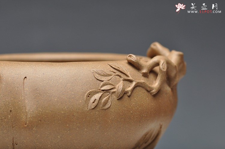 紫砂壶图片：全手文房水洗 香炉 雅趣十足 优质本绿 - 宜兴紫砂壶网