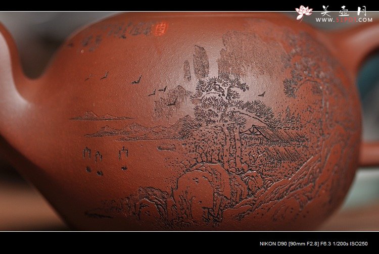 紫砂壶图片：六方一粒珠 - 宜兴紫砂壶网