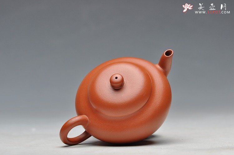 紫砂壶图片：明式小品 摹古之风 小巧别致 全手明韵 老朱泥 - 宜兴紫砂壶网