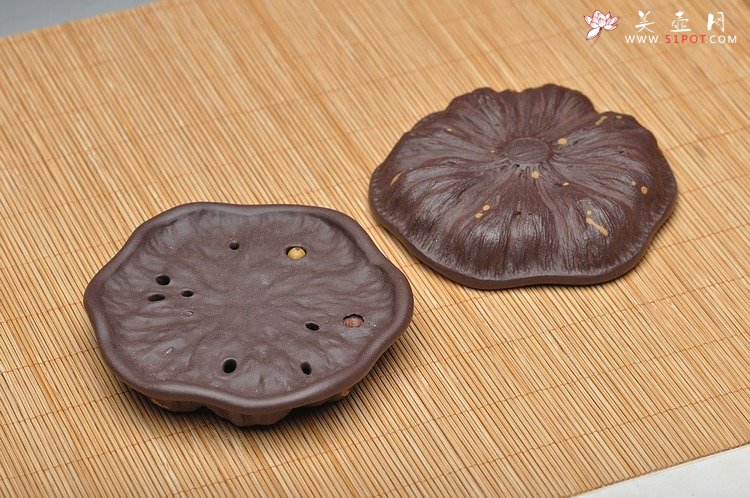 紫砂壶图片：莲子杯垫 养壶垫 壶托 香插 盖托 摆件茶宠 - 宜兴紫砂壶网