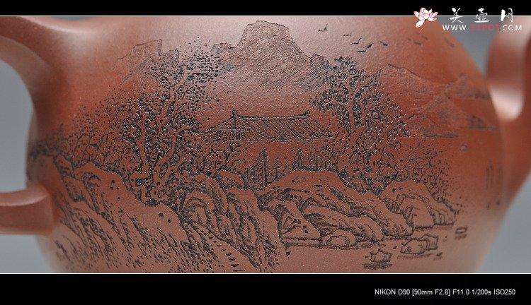 紫砂壶图片：六方一粒珠 - 宜兴紫砂壶网