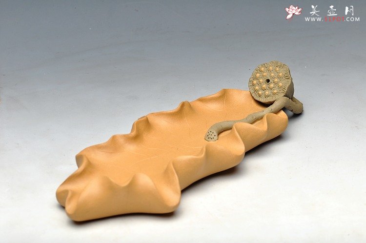 紫砂壶图片：荷叶香插 最新样式  蛮有特点 精致 - 宜兴紫砂壶网