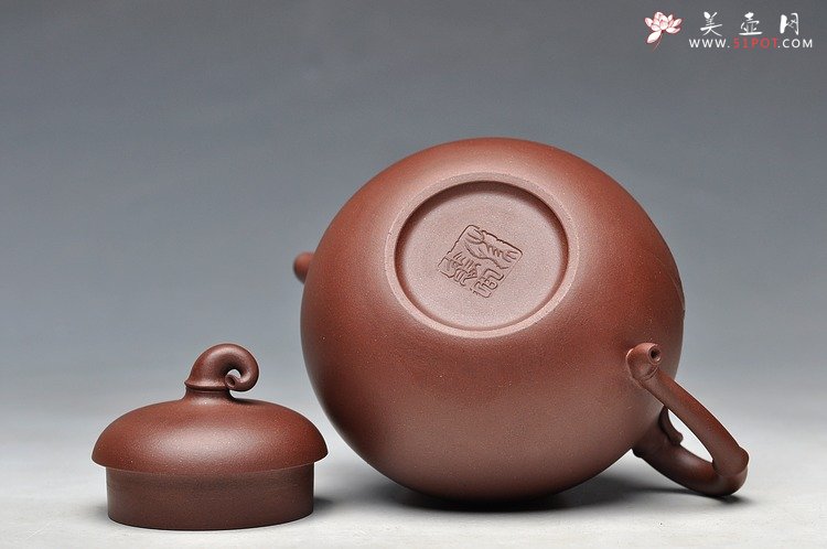 紫砂壶图片：原创作品  吉竹 灵巧清韵 线条流畅 - 宜兴紫砂壶网