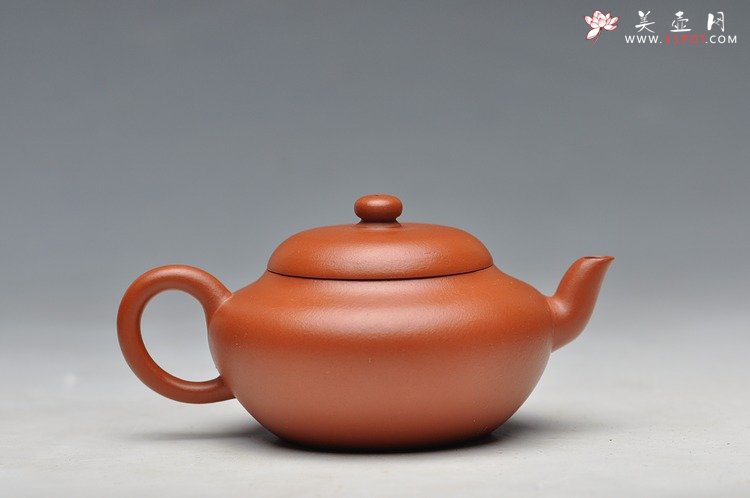 紫砂壶图片：明式小品 摹古之风 小巧别致 全手明韵 老朱泥 - 宜兴紫砂壶网