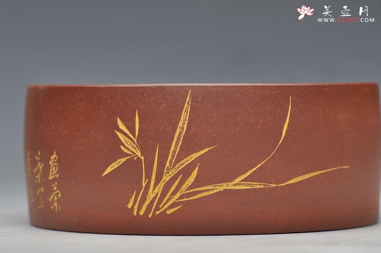 紫砂壶图片：文房雅器 笔洗 全手 金石味道 - 宜兴紫砂壶网