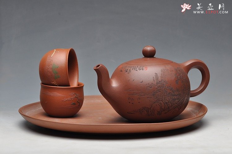 紫砂壶图片：六方一粒珠 - 宜兴紫砂壶网